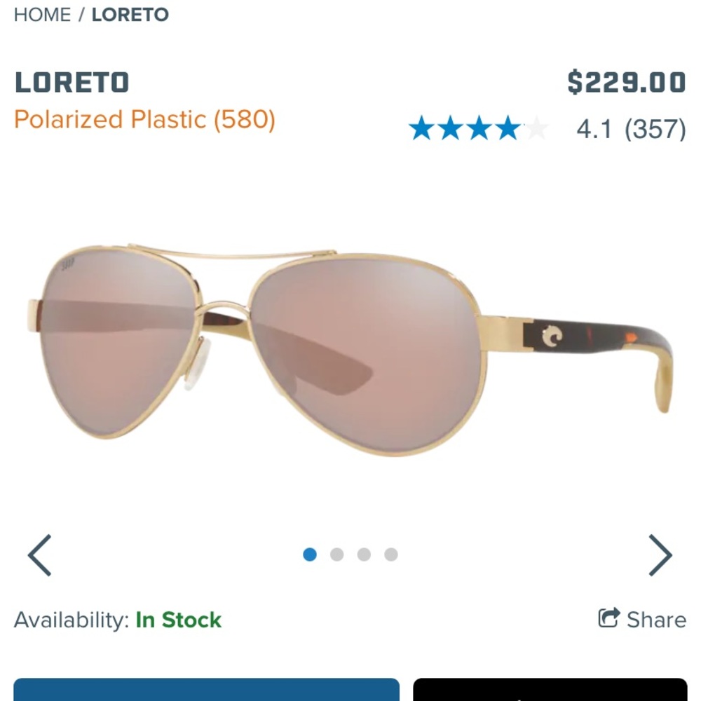 Costa sunglasses